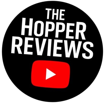 THE HOPPER REVIEWS logotipas